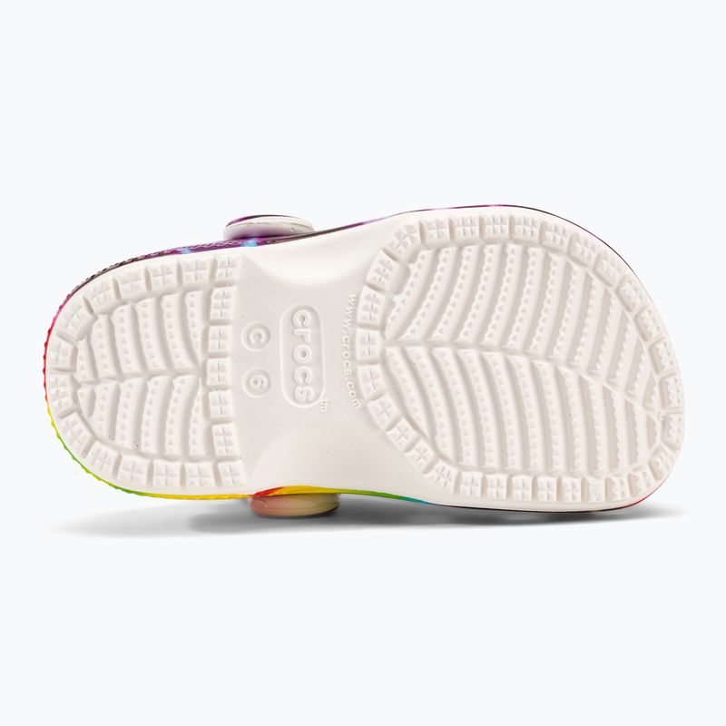 Crocs Classic Tie-Dye Graphic Clog T πολύχρωμα παιδικά σανδάλια 206994-90H 6