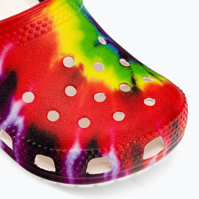 Crocs Classic Tie-Dye Graphic Clog T πολύχρωμα παιδικά σανδάλια 206994-90H 8