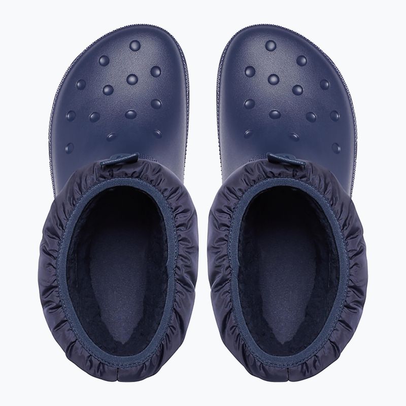 Γυναικείες μπότες χιονιού Crocs Classic Neo Puff Shorty navy 11