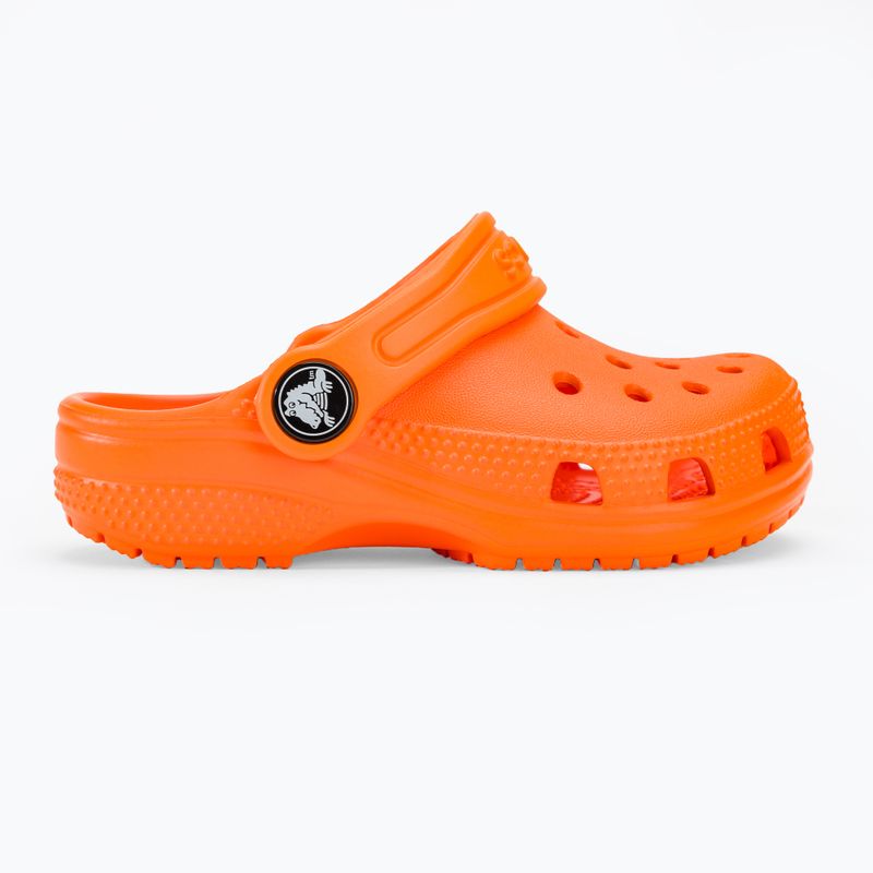 Παιδικές παντόφλες Crocs Classic Clog T orange zing 3