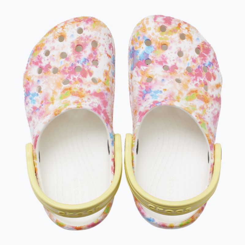 Παιδικά Crocs Classic Tie-Dye Graphic Clog T λευκό 206994-83B σαγιονάρες 13