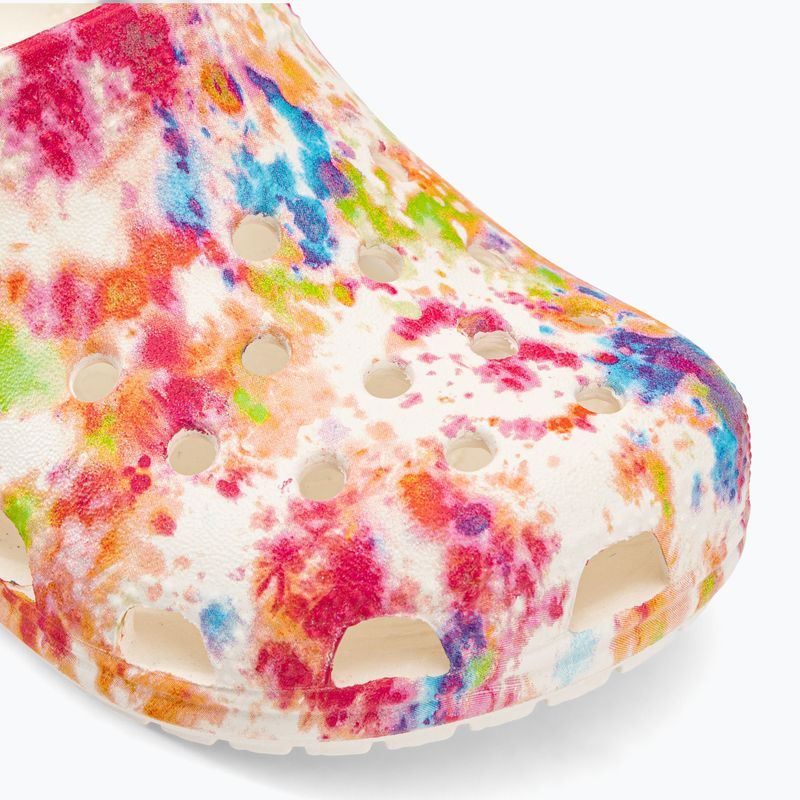 Παιδικά Crocs Classic Tie-Dye Graphic Clog T λευκό 206994-83B σαγιονάρες 8