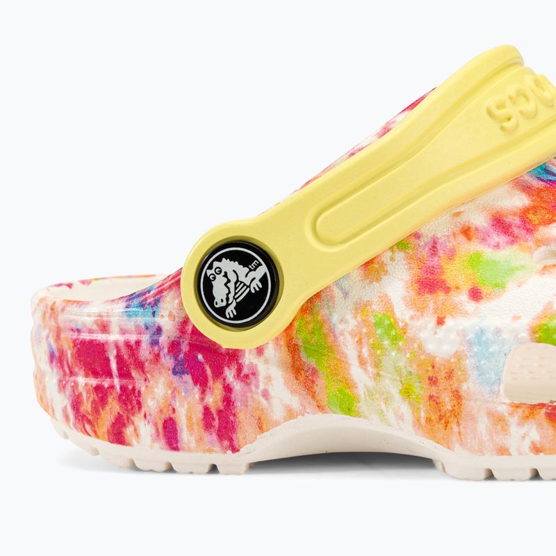 Παιδικά Crocs Classic Tie-Dye Graphic Clog T λευκό 206994-83B σαγιονάρες 9