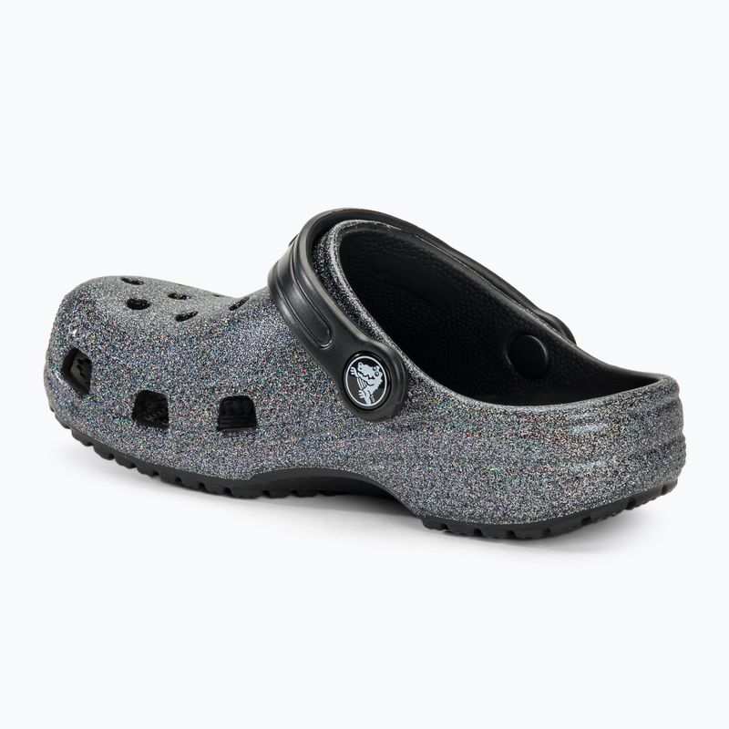 Παιδικές παντόφλες Crocs Classic Glitter Clog black 4