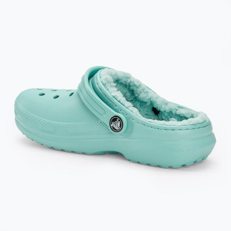 Παιδικές παντόφλες Crocs Classic Lined pure water 4