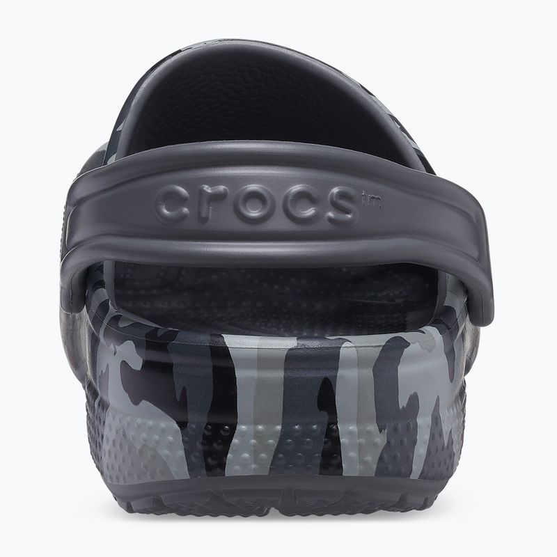 Crocs Classic Camo Clog T γκρι παιδικά σανδάλια 207593-097 11