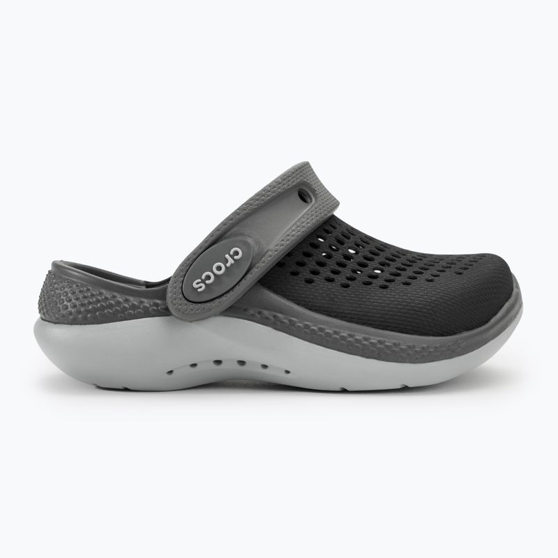 Παιδικές παντόφλες Crocs LiteRide 360 black/slate grey 3