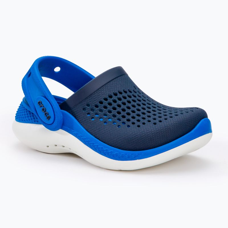 Παιδικές παντόφλες Crocs LiteRide 360 navy/brigght cobalt 2