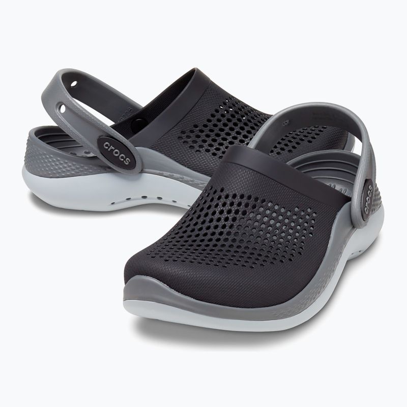 Παιδικές παντόφλες Crocs LiteRide 360 Clog Kids black/slate grey 9