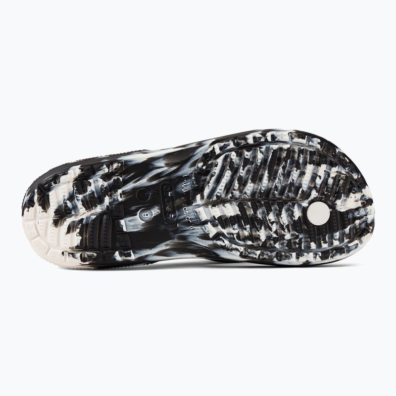 Crocs Classic Crocs Marbled Flip Flops μαύρο 207822-066 5