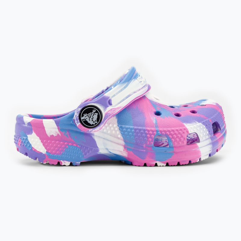 Crocs Classic Marbled Clog T πολύχρωμα παιδικά σανδάλια 206838-102 3