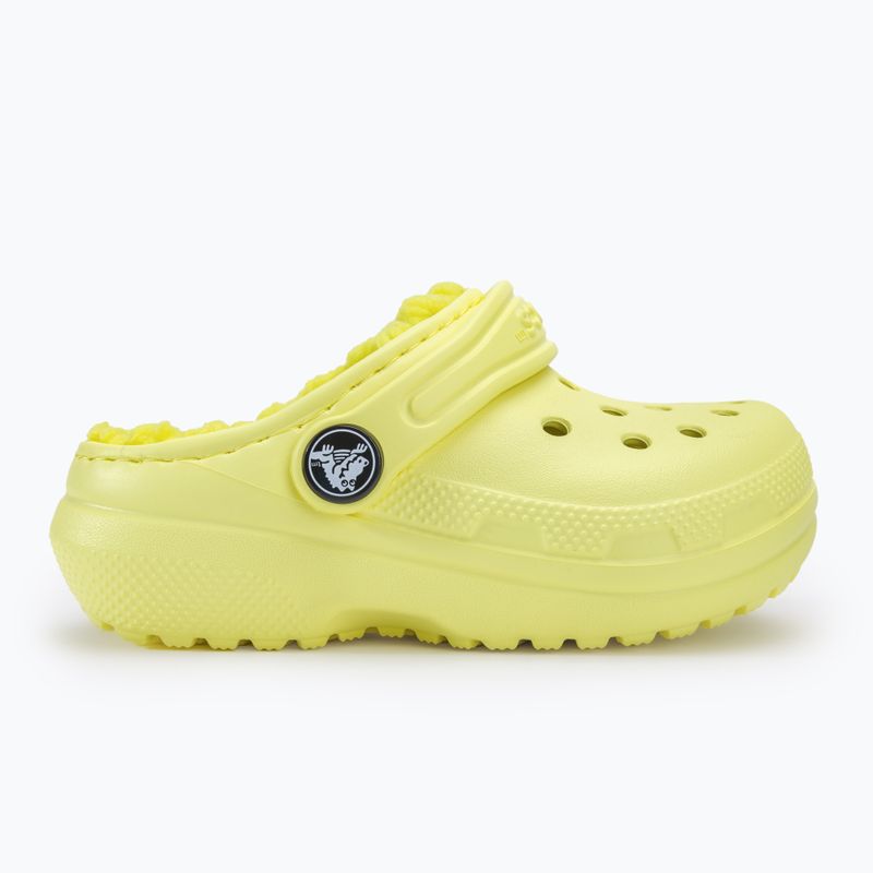 Παιδικές παντόφλες Crocs Classic Lined sulphur 3