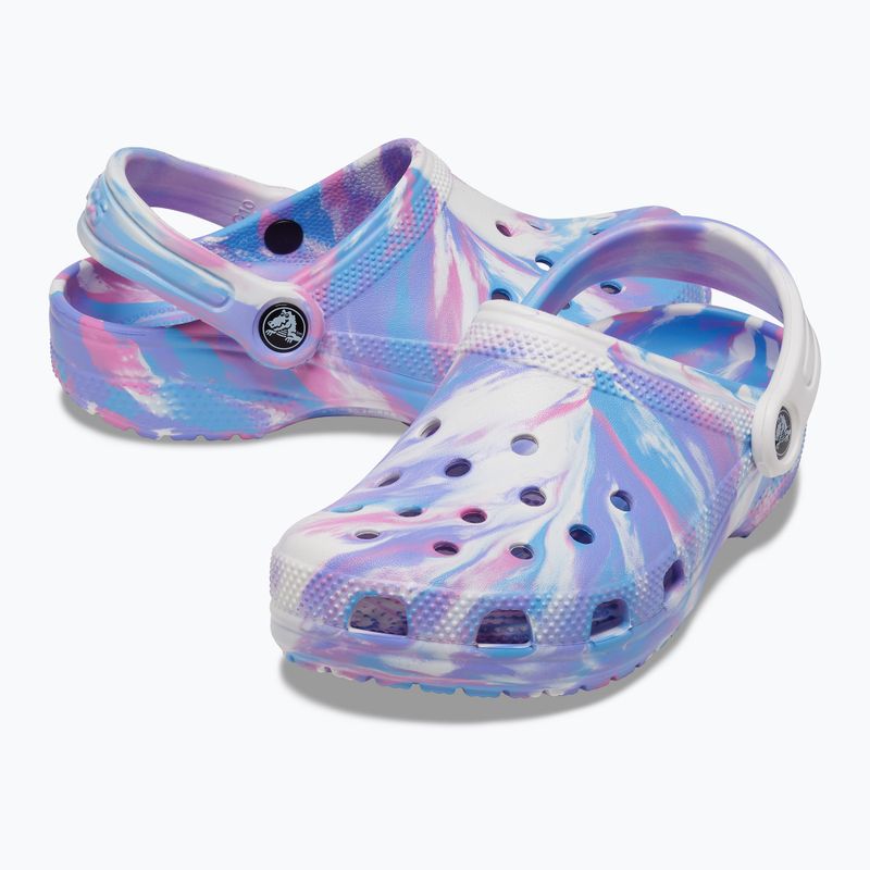 Crocs Classic Marbled Clog K παιδικές σαγιονάρες σε χρώμα 207464-102 16