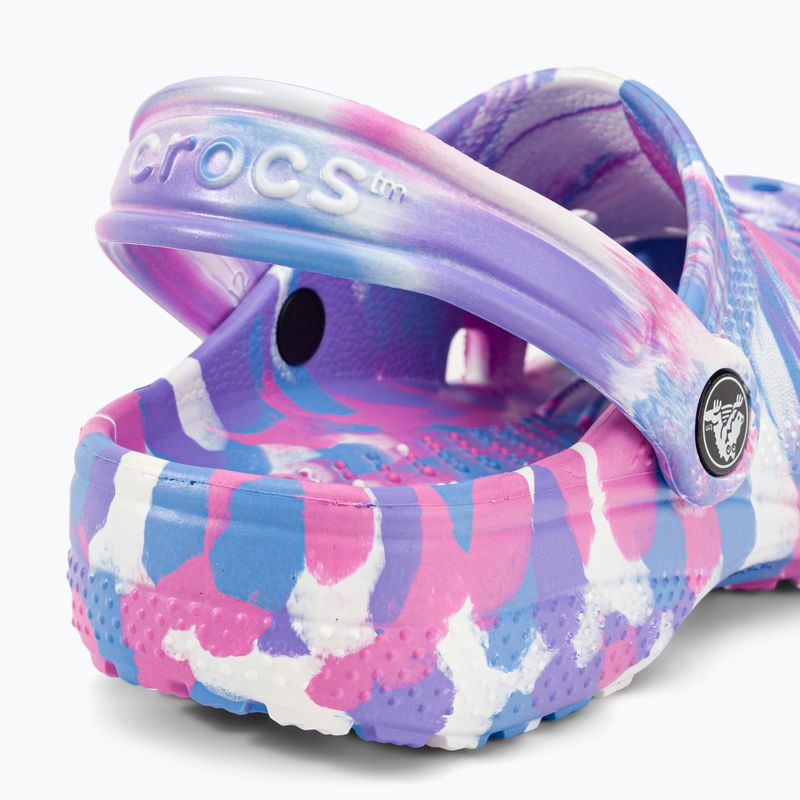 Crocs Classic Marbled Clog K παιδικές σαγιονάρες σε χρώμα 207464-102 10