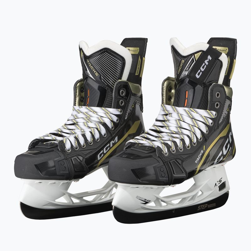 Ανδρικά πατίνια χόκεϊ CCM Tacks AS-V Pro SR Tapered μαύρο 4