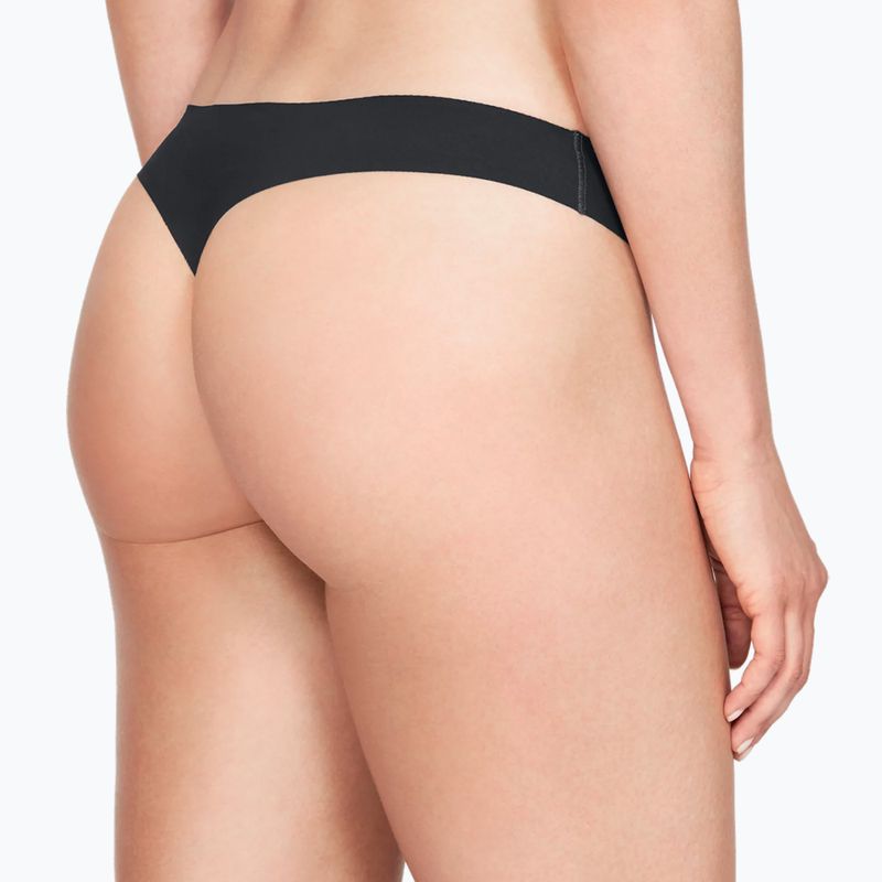 Under Armour γυναικεία εσώρουχα χωρίς ραφές Ps Thong 3-Pack μαύρο 1325615-001 6