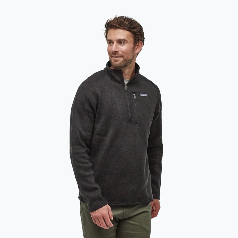 Ανδρικό Patagonia Better Sweater 1/4 Zip fleece φούτερ μαύρο