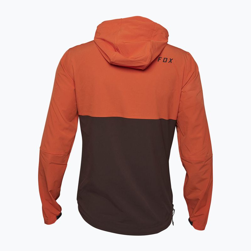 Ανδρικό μπουφάν ποδηλασίας Fox Racing Ranger Wind Pullover ατομικό πορτοκαλί 5