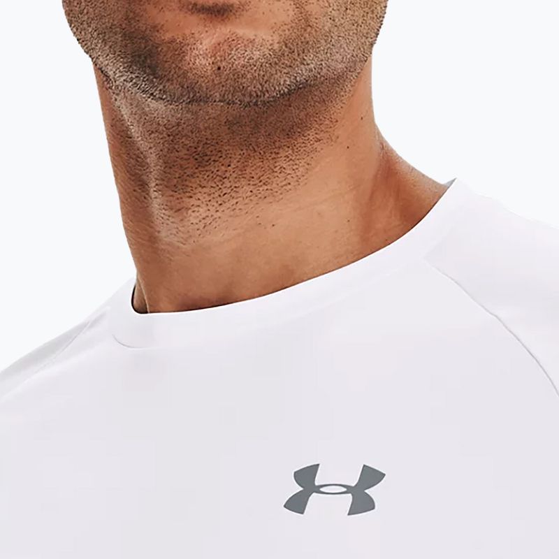 Under Armour ανδρικό μπλουζάκι προπόνησης UA Tech 2.0 SS Tee λευκό 1326413 4