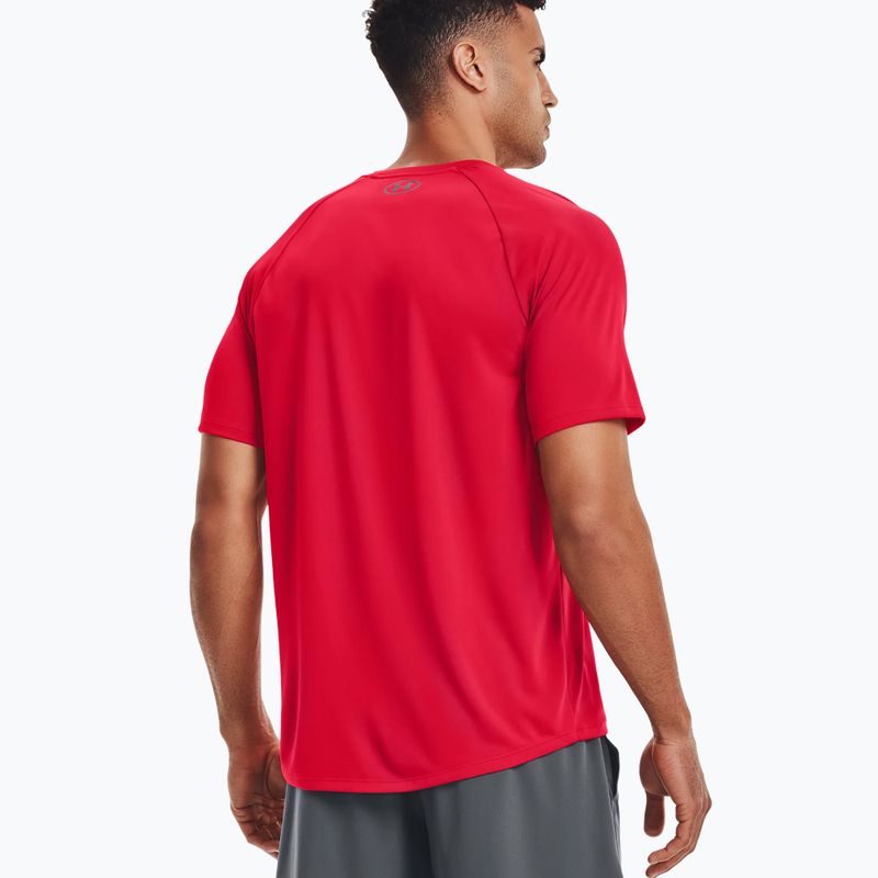 Under Armour Tech 2.0 SS Tee 600 ανδρικό πουκάμισο προπόνησης κόκκινο 1326413 2