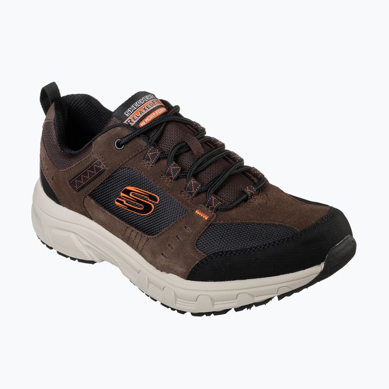 SKECHERS Oak Canyon ανδρικά παπούτσια πεζοπορίας σοκολάτα/μαύρο 7