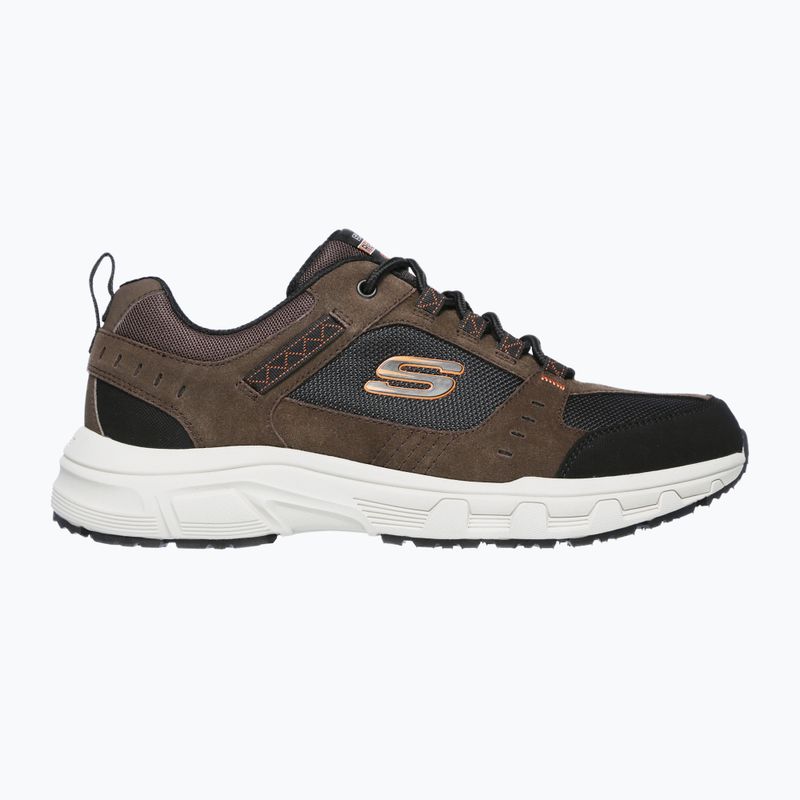 SKECHERS Oak Canyon ανδρικά παπούτσια πεζοπορίας σοκολάτα/μαύρο 8