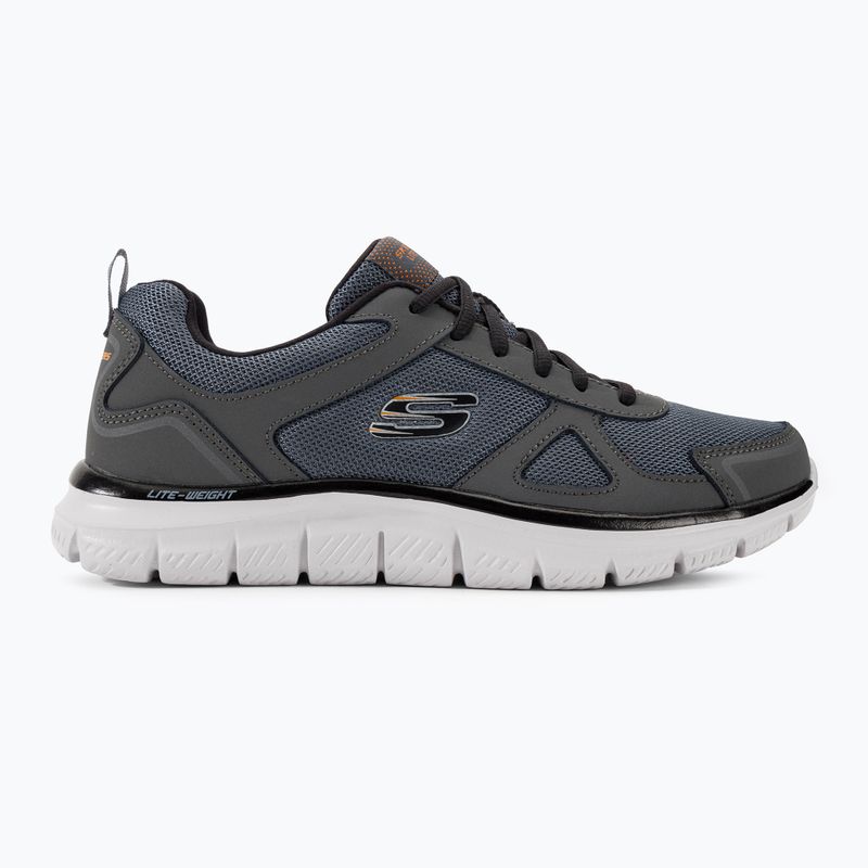 SKECHERS Track Scrolic ανδρικά παπούτσια προπόνησης ανθρακί/μαύρο 2