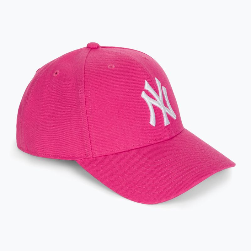 47 Brand MLB New York Yankees MVP SNAPBACK καπέλο του μπέιζμπολ σε ματζέντα χρώμα