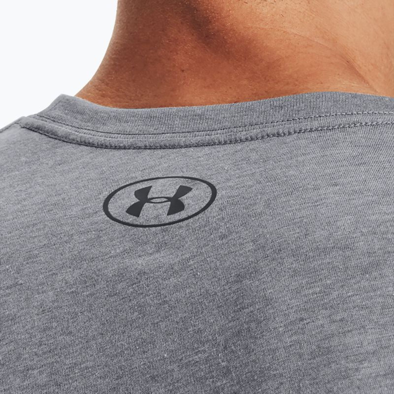 Under Armour ανδρικό μπλουζάκι προπόνησης UA Sportstyle Logo SS γκρι 1329590 4