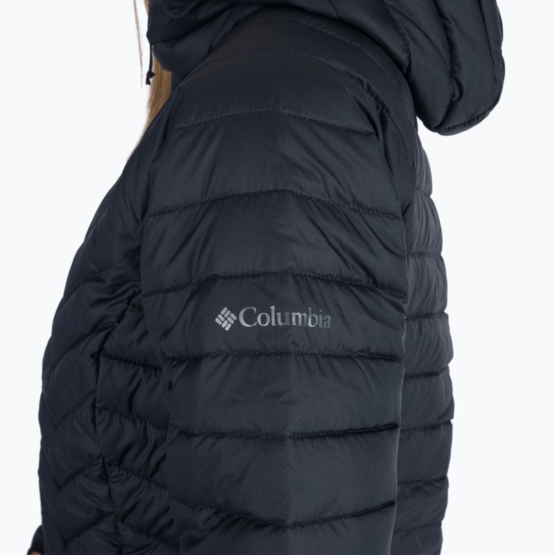 Columbia Powder Lite Hooded γυναικείο πουπουλένιο μπουφάν μαύρο 1699071 4