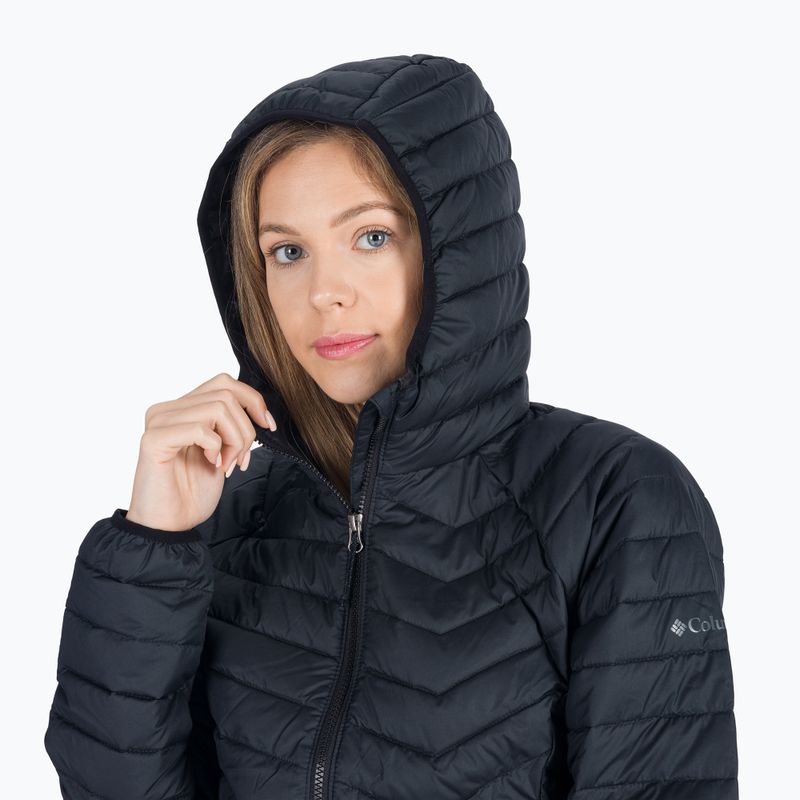 Columbia Powder Lite Hooded γυναικείο πουπουλένιο μπουφάν μαύρο 1699071 5