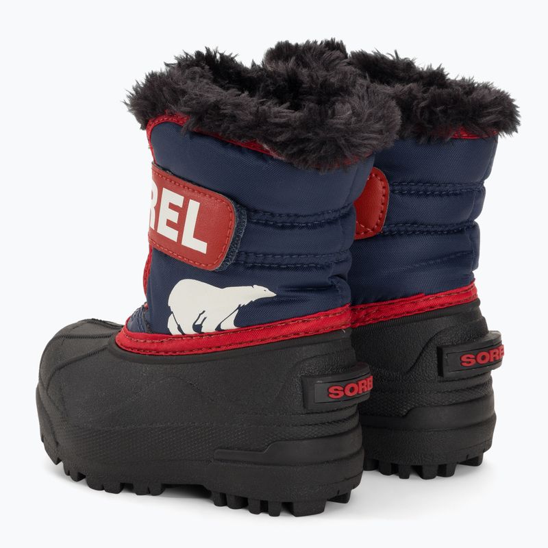 Sorel Snow Commander παιδικές μπότες χιονιού nocturnal/sail red 3