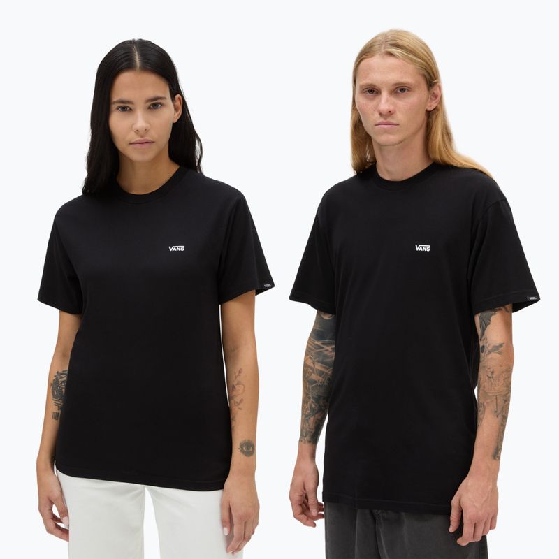 Ανδρικό Vans Mn Left Chest Logo Tee μαύρο/λευκό 3