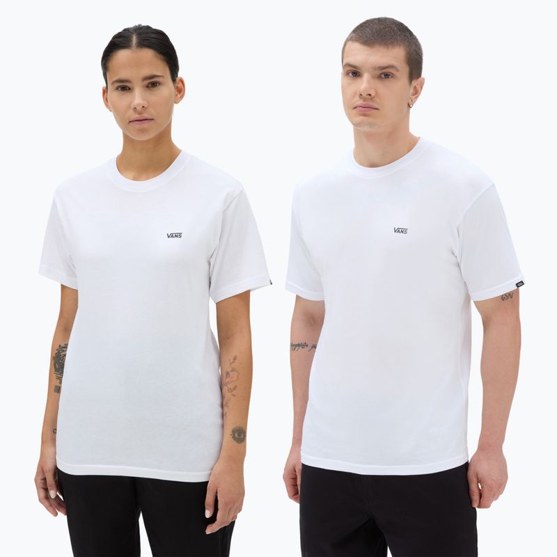 Ανδρικό Vans Mn Left Chest Logo Tee λευκό/μαύρο