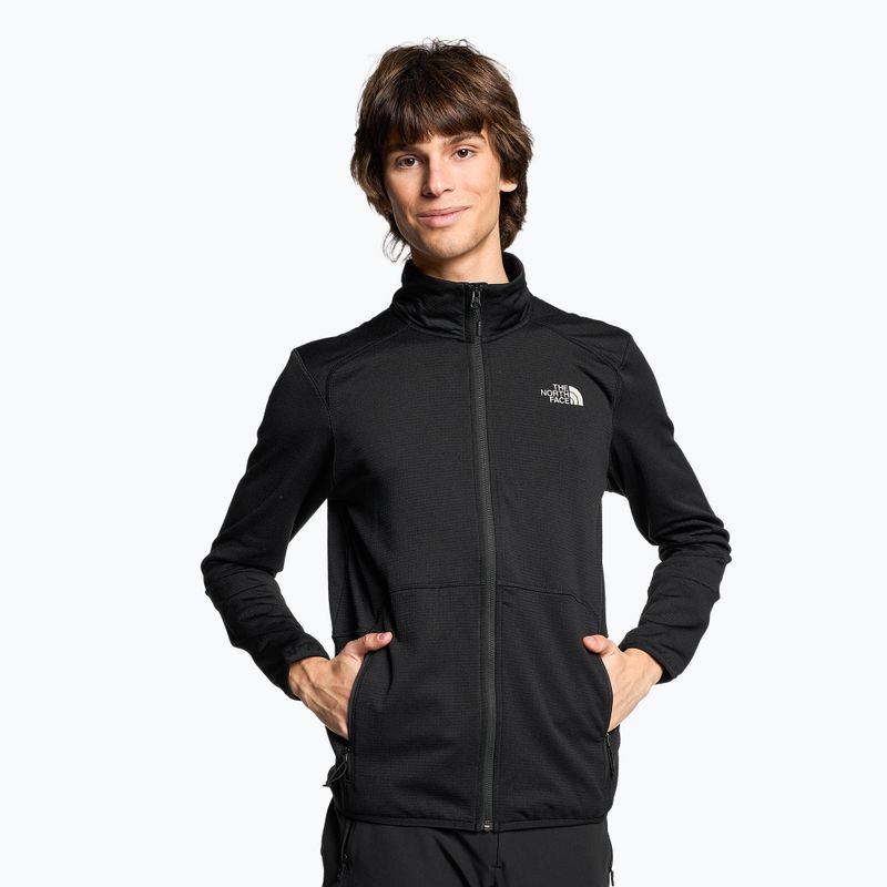 Ανδρικό fleece φούτερ The North Face Quest FZ μαύρο NF0A3YG1JK31