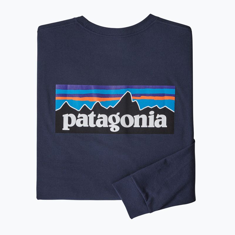 Ανδρικό Patagonia P-6 Logo Responsibili classic navy trekking longsleeve 6