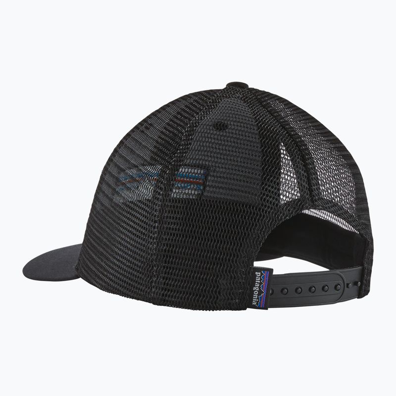 Patagonia P-6 Logo LoPro Trucker καπέλο μαύρο 6