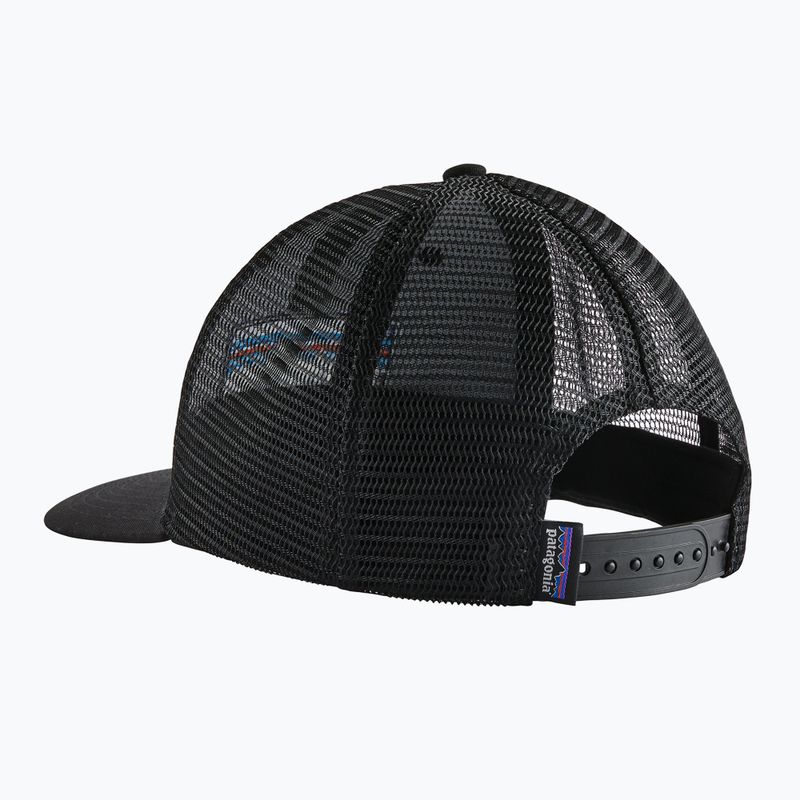 Patagonia P-6 Logo Trucker καπέλο μαύρο 2