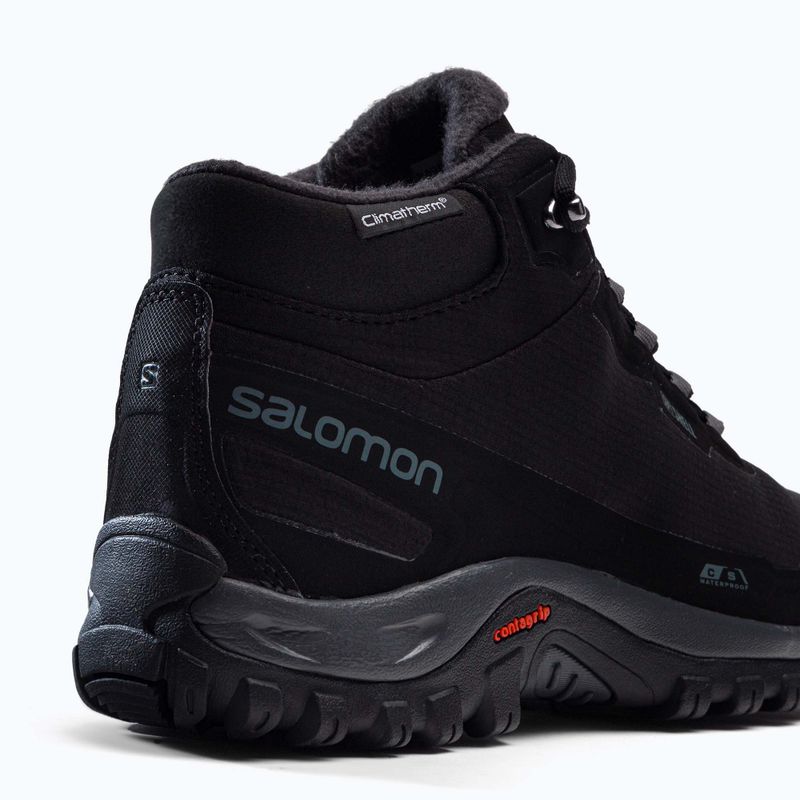 Salomon Shelter CS WP ανδρικές μπότες πεζοπορίας μαύρες L41110400 8