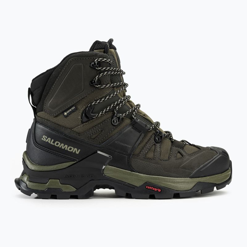 Ανδρικά παπούτσια πεζοπορίας Salomon Quest 4 GTX olive night/peat/safari 2