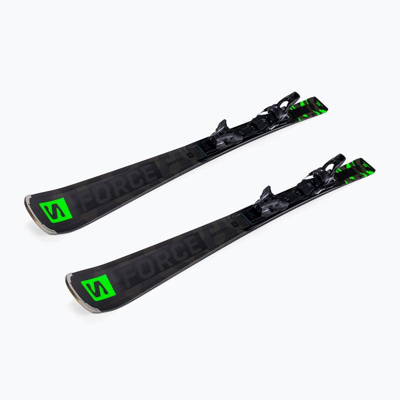 Ανδρικά downhill σκι Salomon S/Force Ti 76 + Z12 μαύρο L41493200/L4146890010 4