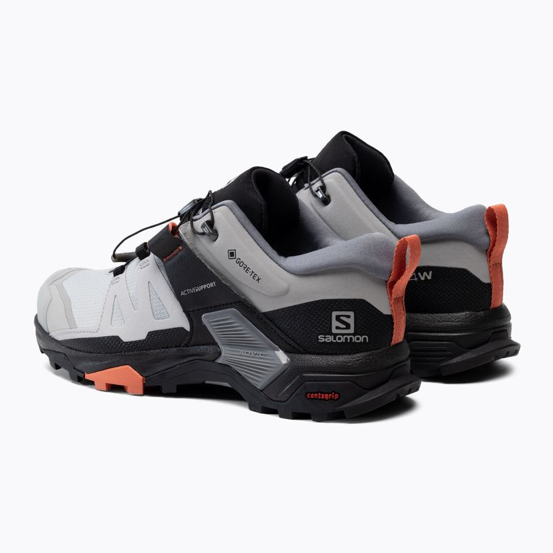 Γυναικείες μπότες πεζοπορίας Salomon X Ultra 4 GTX γκρι L41623100 3