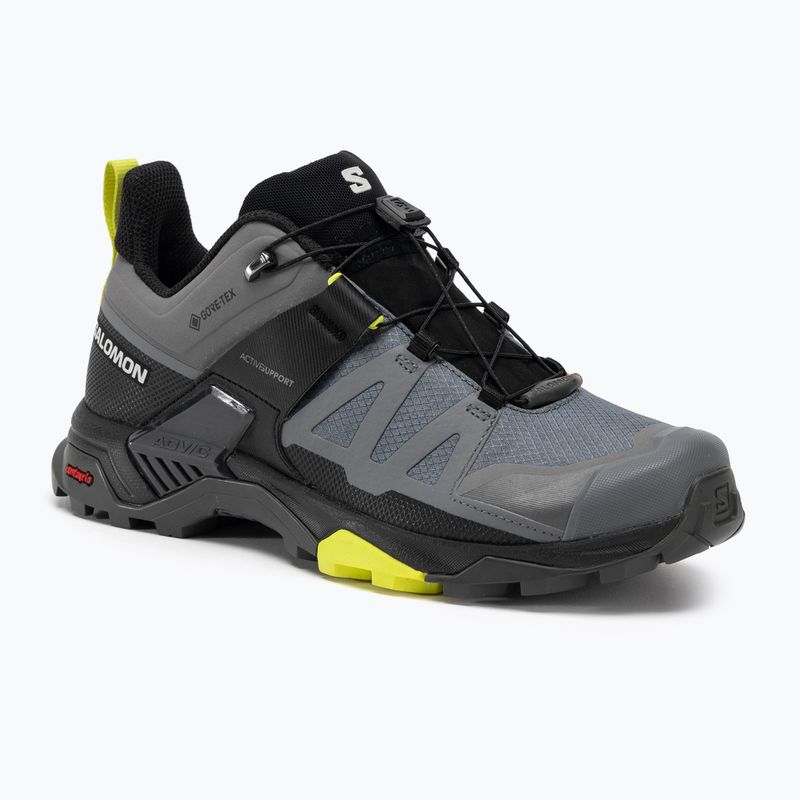 Ανδρικές μπότες πεζοπορίας Salomon X Ultra 4 GTX quiet shade/μαύρο/βράδυ primrose