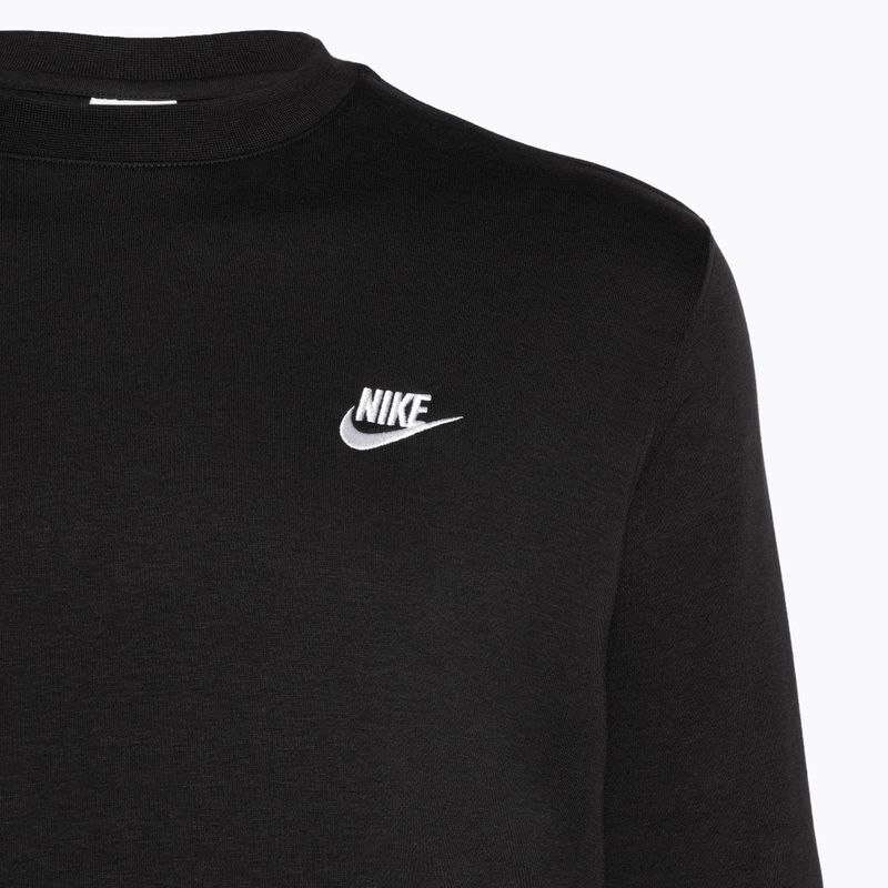 Ανδρικό φούτερ Nike Sportswear Club Fleece Crew black/white 3