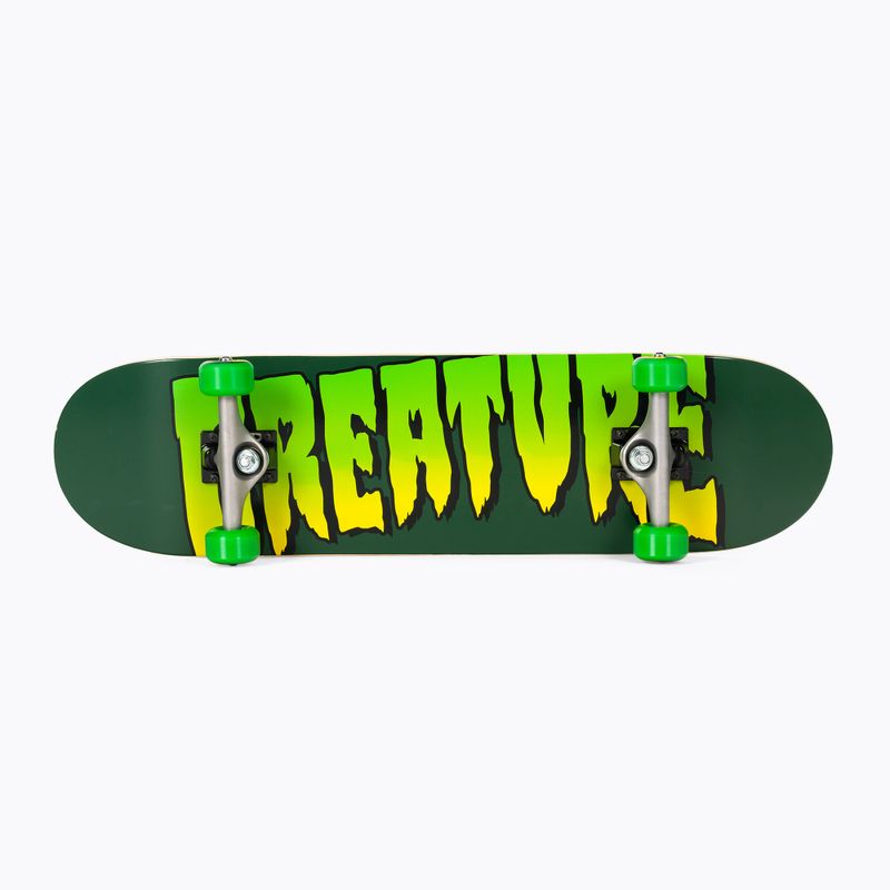 Creature Logo Full Sk8 κλασικό skateboard μαύρο-πράσινο 118786