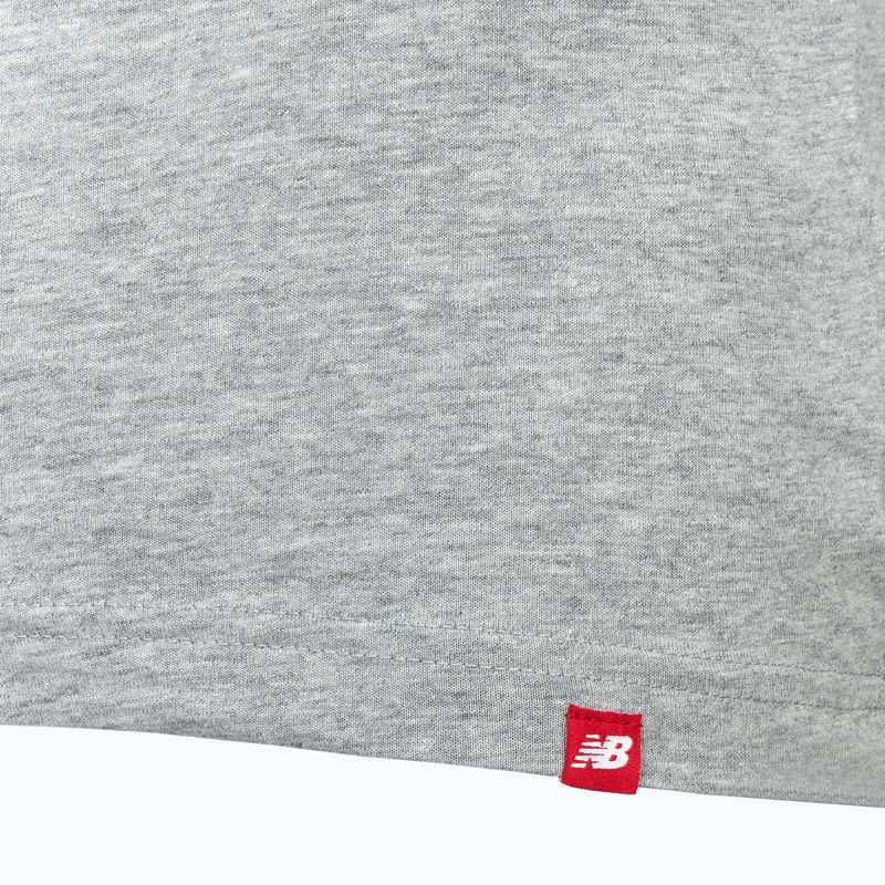 Ανδρικό μπλουζάκι New Balance Essentials Stacked Logo grey 4