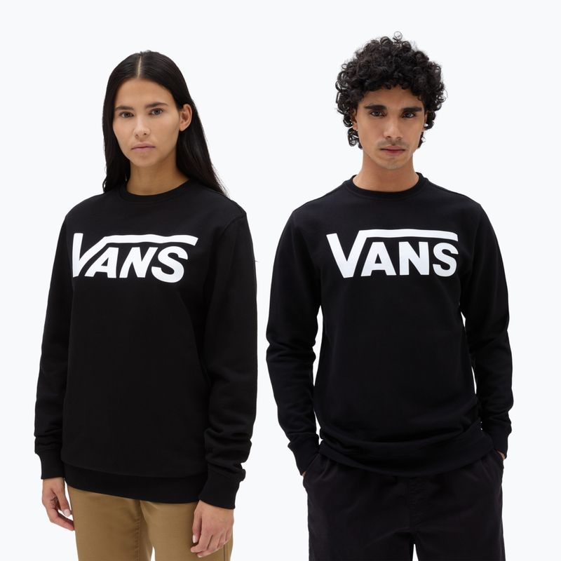 Ανδρικά Vans Mn Vans Classic Crew Ii μαύρο/λευκό φούτερ