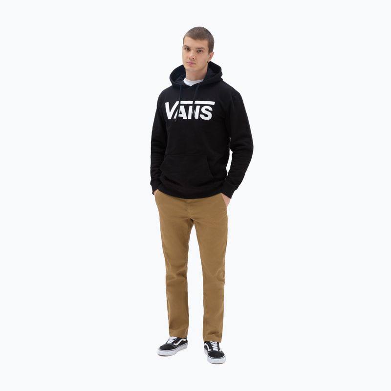 Ανδρικά Vans Mn Vans Classic Po Hoodie Ii μαύρο/λευκό 2