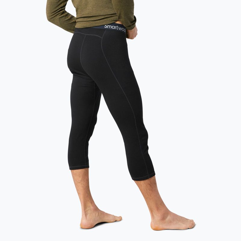 Ανδρικό Smartwool Classic Thermal Merino Base Layer 3/4 Bottom Boxed μαύρο 3