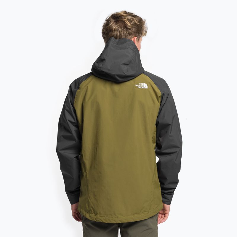 Ανδρικό μπουφάν βροχής The North Face Stratos καφέ NF00CMH95F11 4